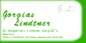 gorgias lindtner business card